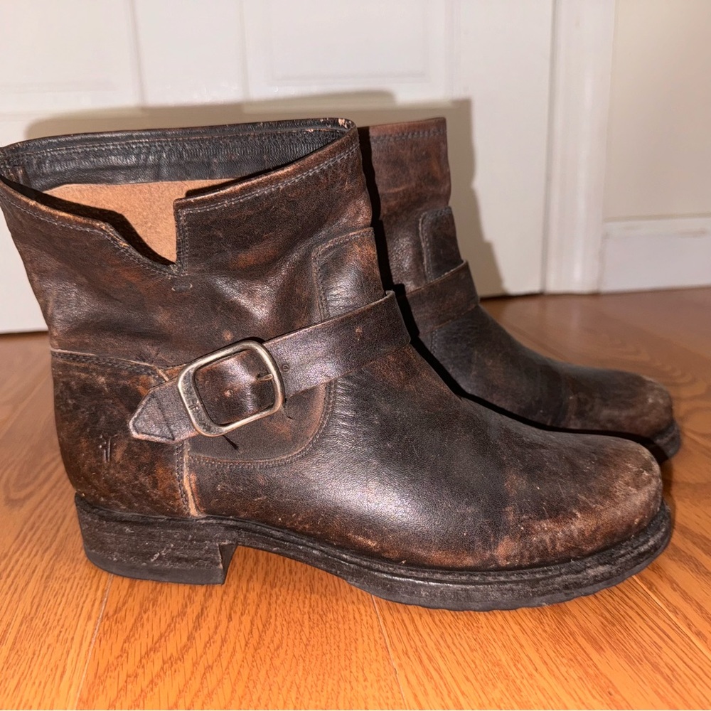 Frye genuine leather ankle boots